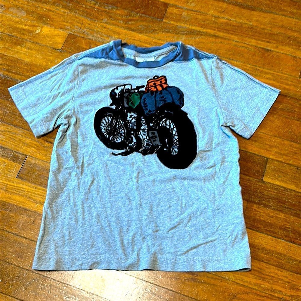 Hanna Andersson Motorcycle Tee, Sz 130 (US 8)